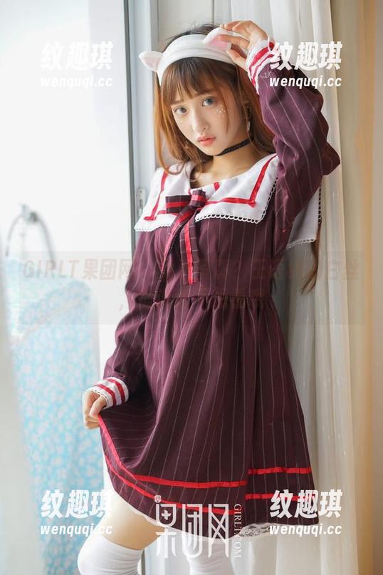 GIRLT果团网-王语纯 GIRLT果团网 - 免费写真?王语纯的白丝,别说你不想看哦