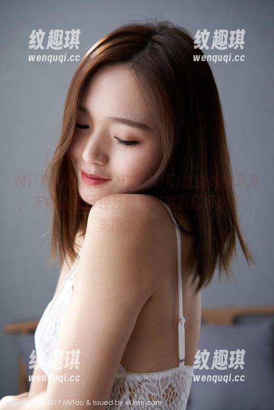 MiiTao蜜桃社 - 米琪MIKI这身婚纱写真，未婚的我已经开始心中默默打草稿了，美图太勾人！