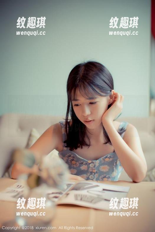 Xiuren秀人网 - 林文文的白衬衫，原图里的那种笔挺挺的劲儿！图册翻开，发现原来白也可以这么有趣。